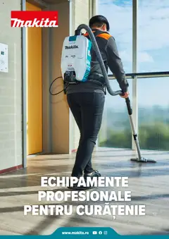 Makita catalog - Echipamente profesionale pentru curățenie valabil de la 23.09.2025