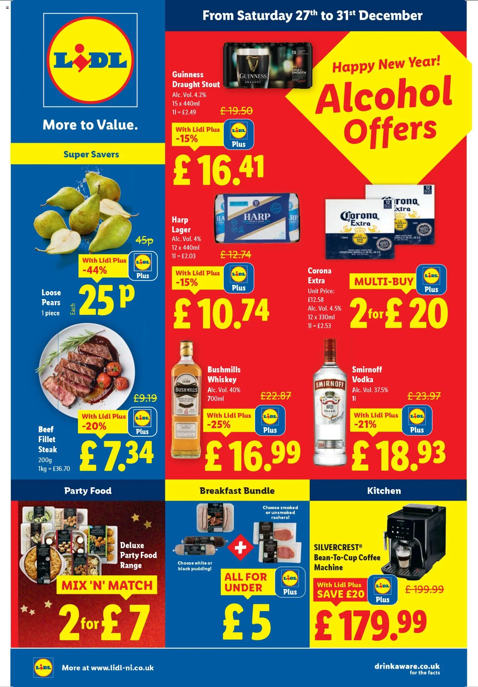 Lidl - Alcohol offers - page 1- valid from 27/12/2025