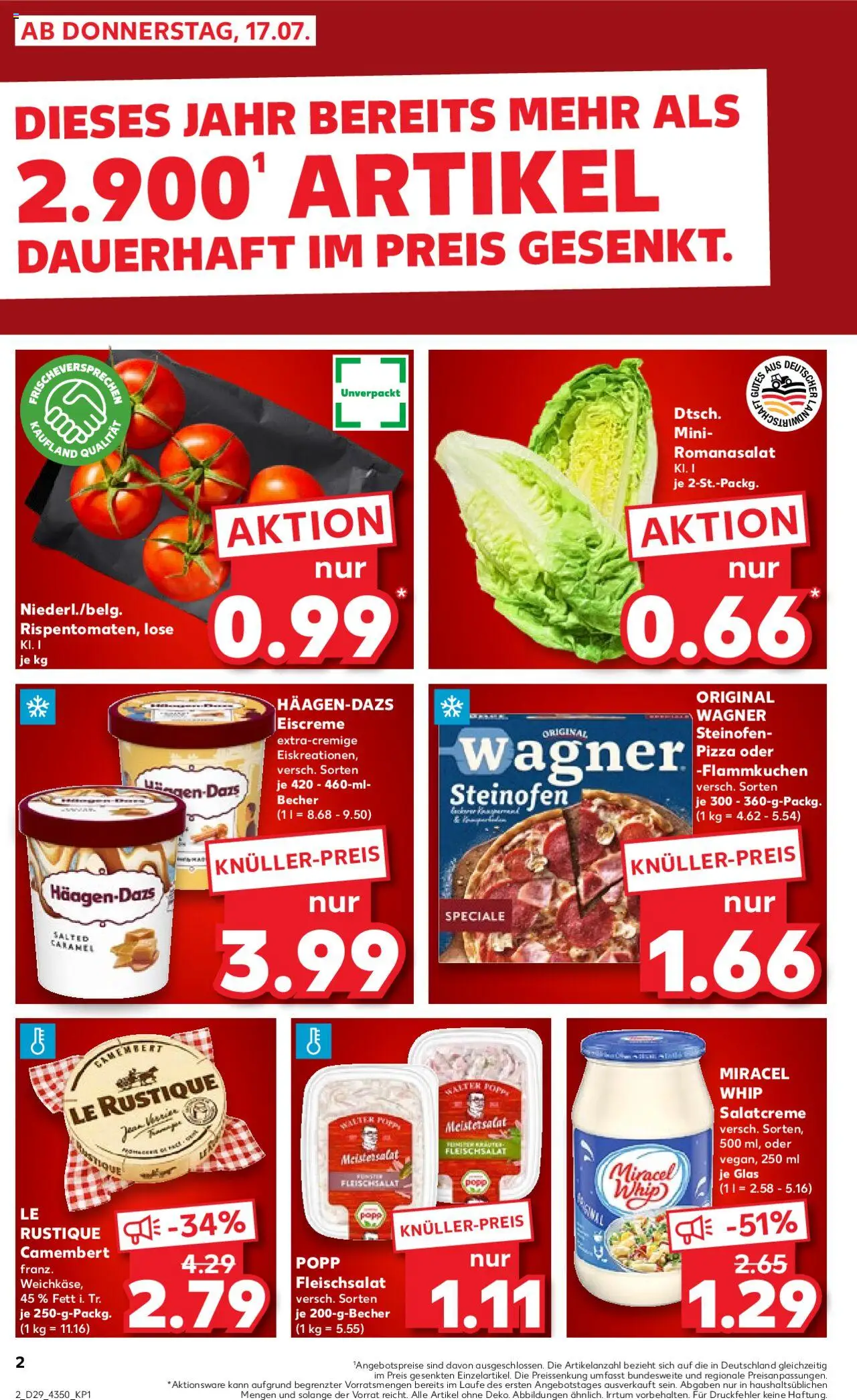 Kaufland Prospekt 	 - Seite 2 - gültig ab 17.07.2025