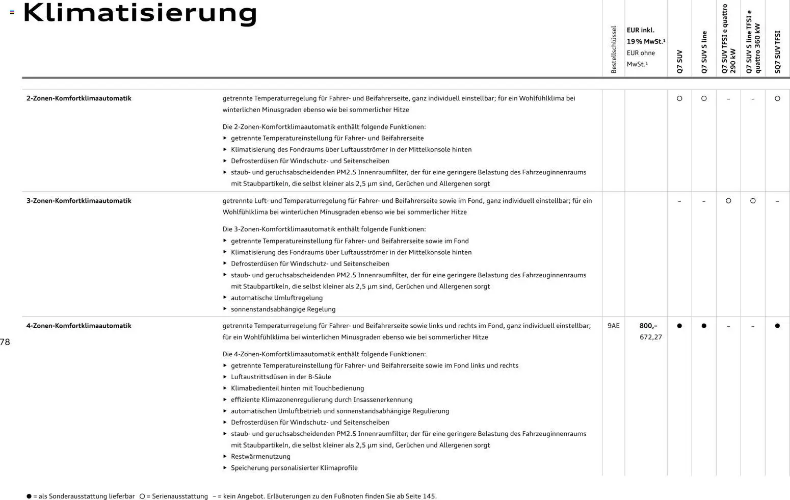 Audi Q7 - Seite 78 - gültig ab 28.10.2025