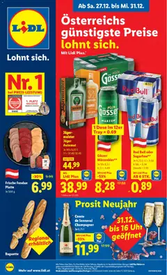 Vorschau Lidl Flugblatt gültig ab 27.12.2025