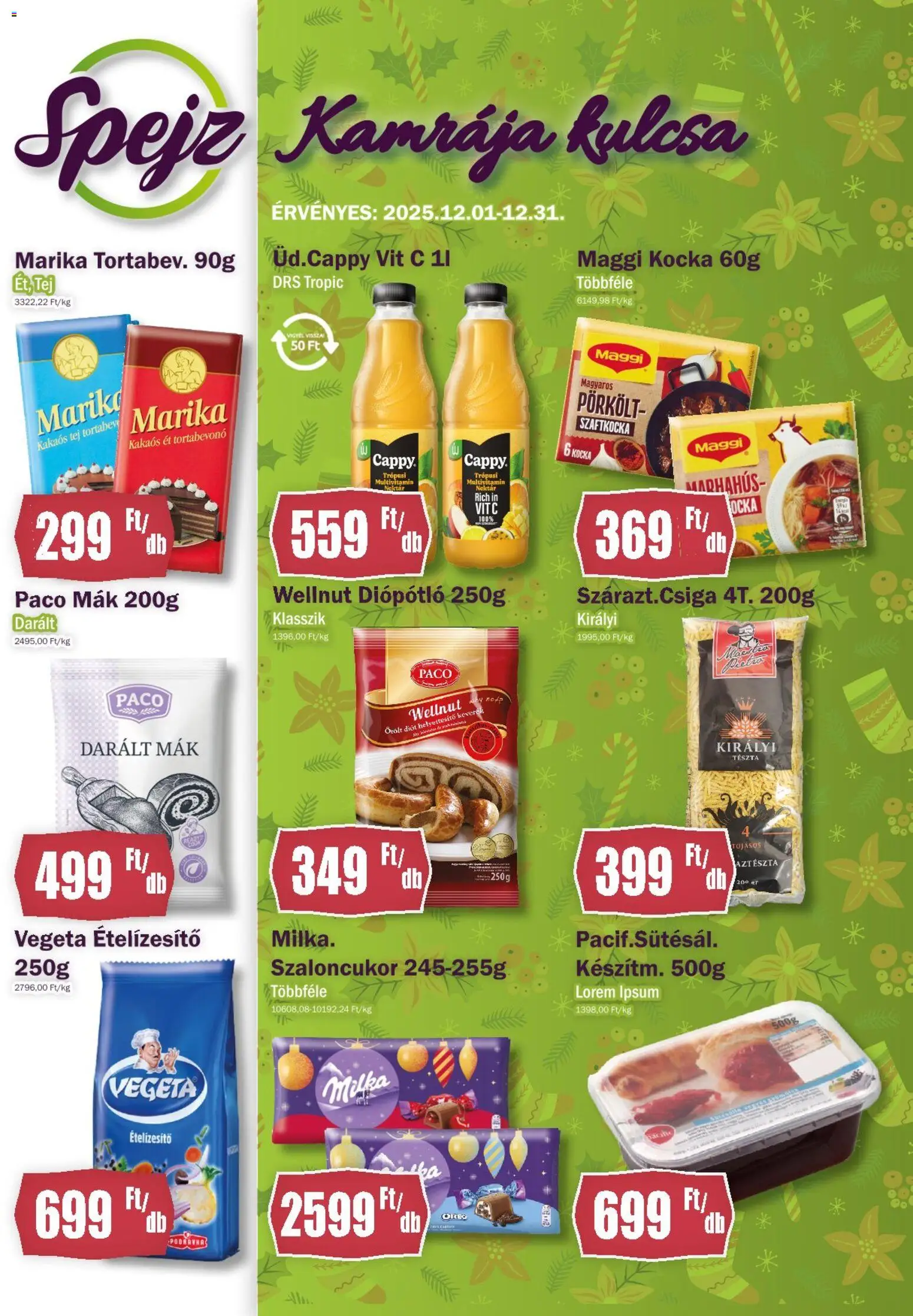 FullDiszkont Akciós újság - 1oldal - érvényes 2025.12.01.-tól