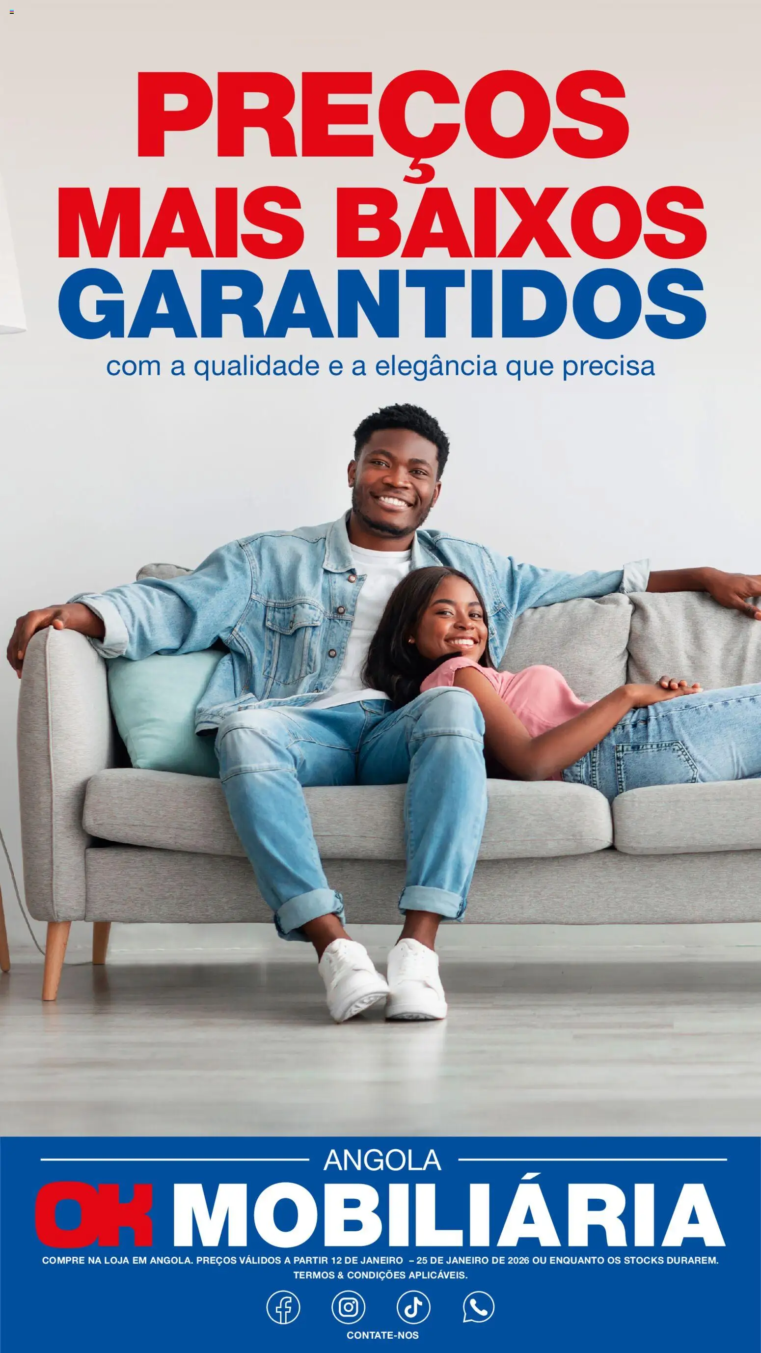 OK Furniture - Catalogue Angola Lowest Prices  - page 1- valid from 12/01/2026