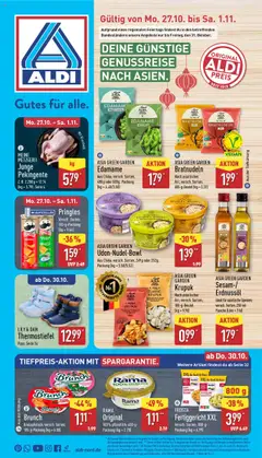 Vorschau Aldi Prospekt 	 gültig ab 27.10.2025