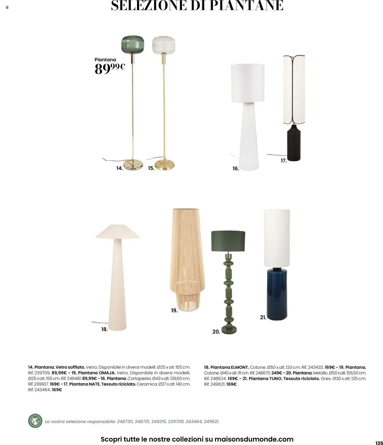 Volantino Maisons du Monde	 - pagina 135 - valido dal 27/08/2025