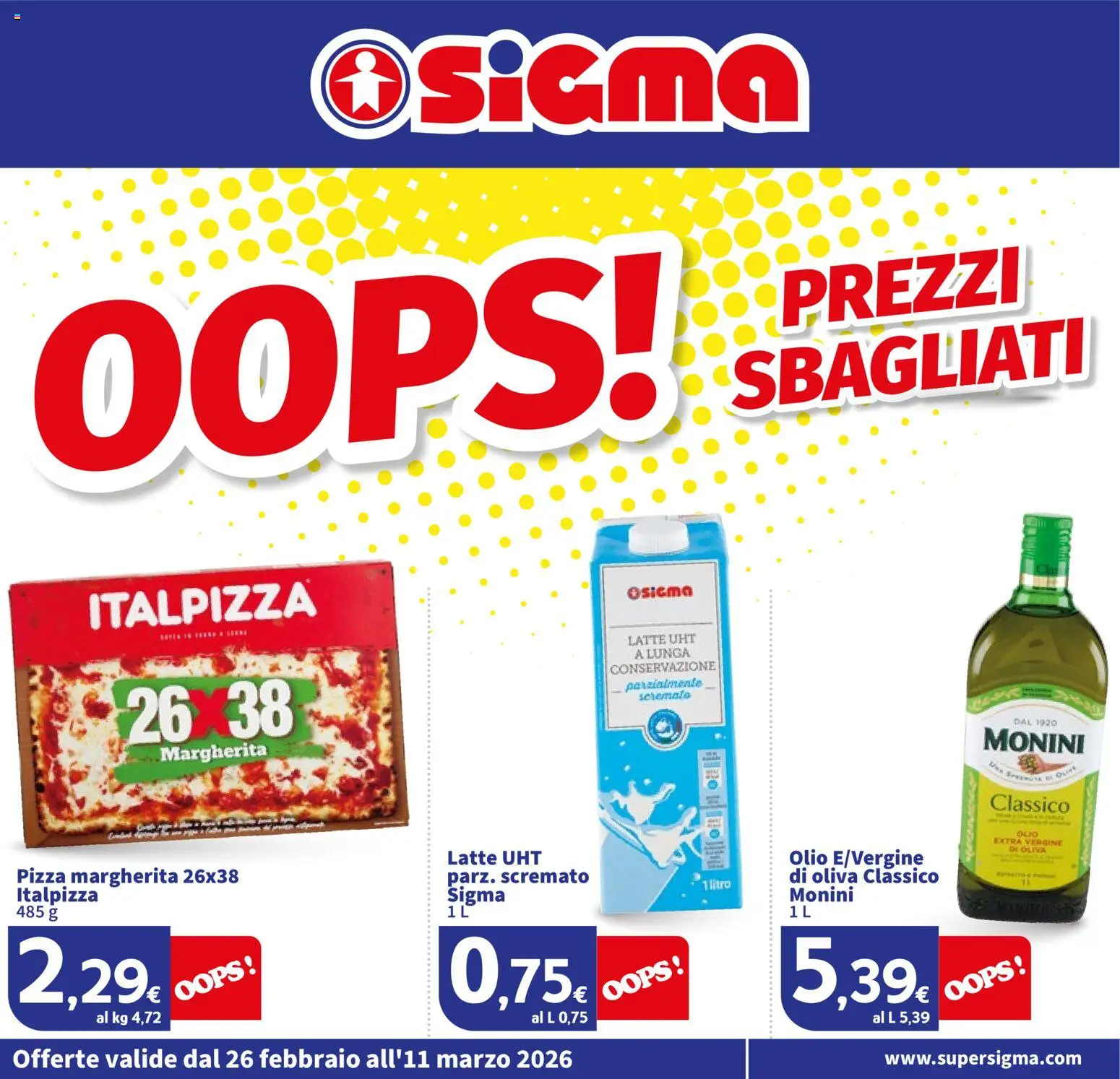 SIGMA volantino - pagina 1 - valido dal 26/02/2026