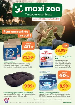 Aperçu Maxi ZOO catalogue valable à partir du 29/08/2025