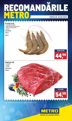 Catalog Metro valabil de la 25.08.2025