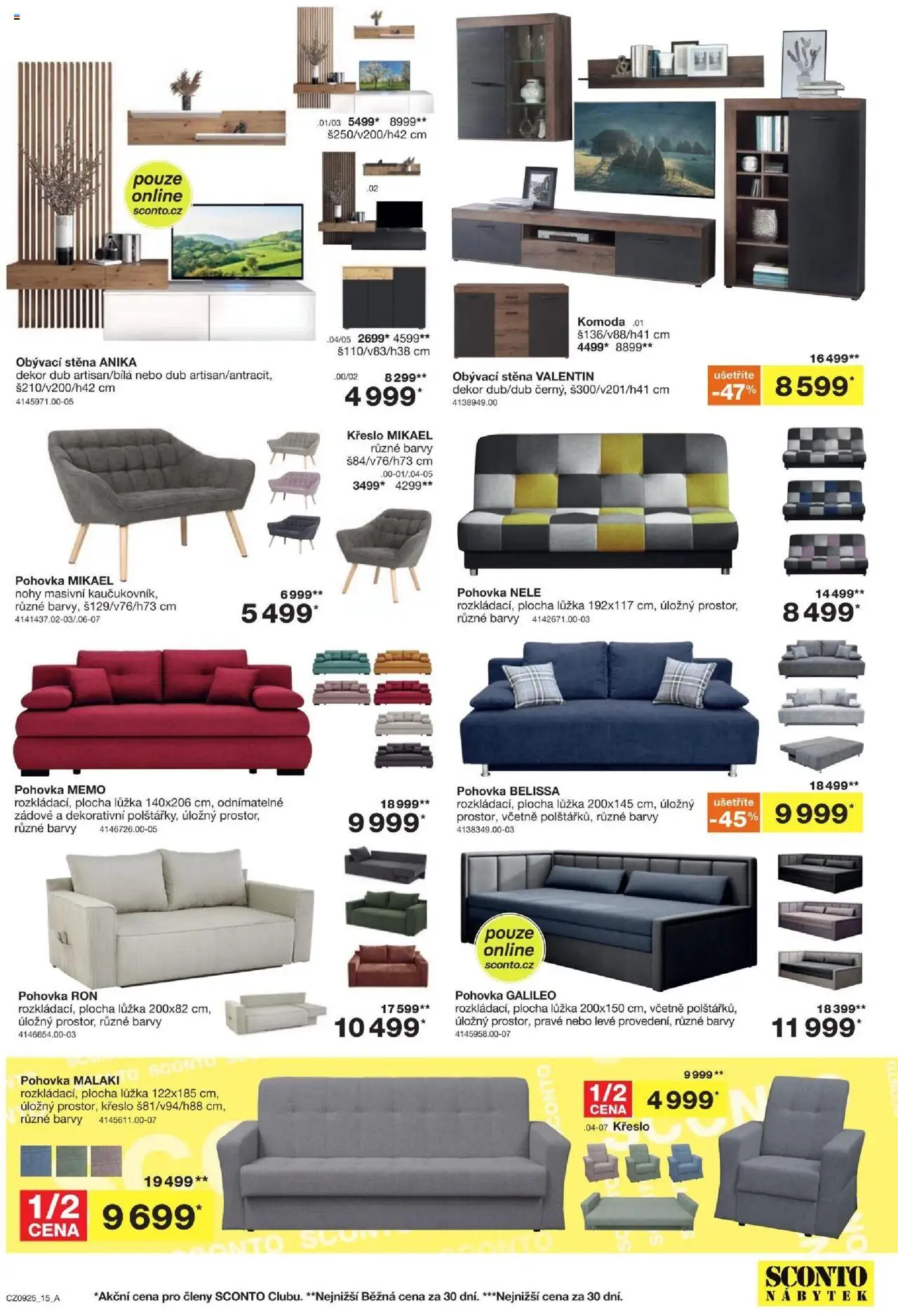 Sconto nábytek leták - strana 15- platný od 16.07.2025