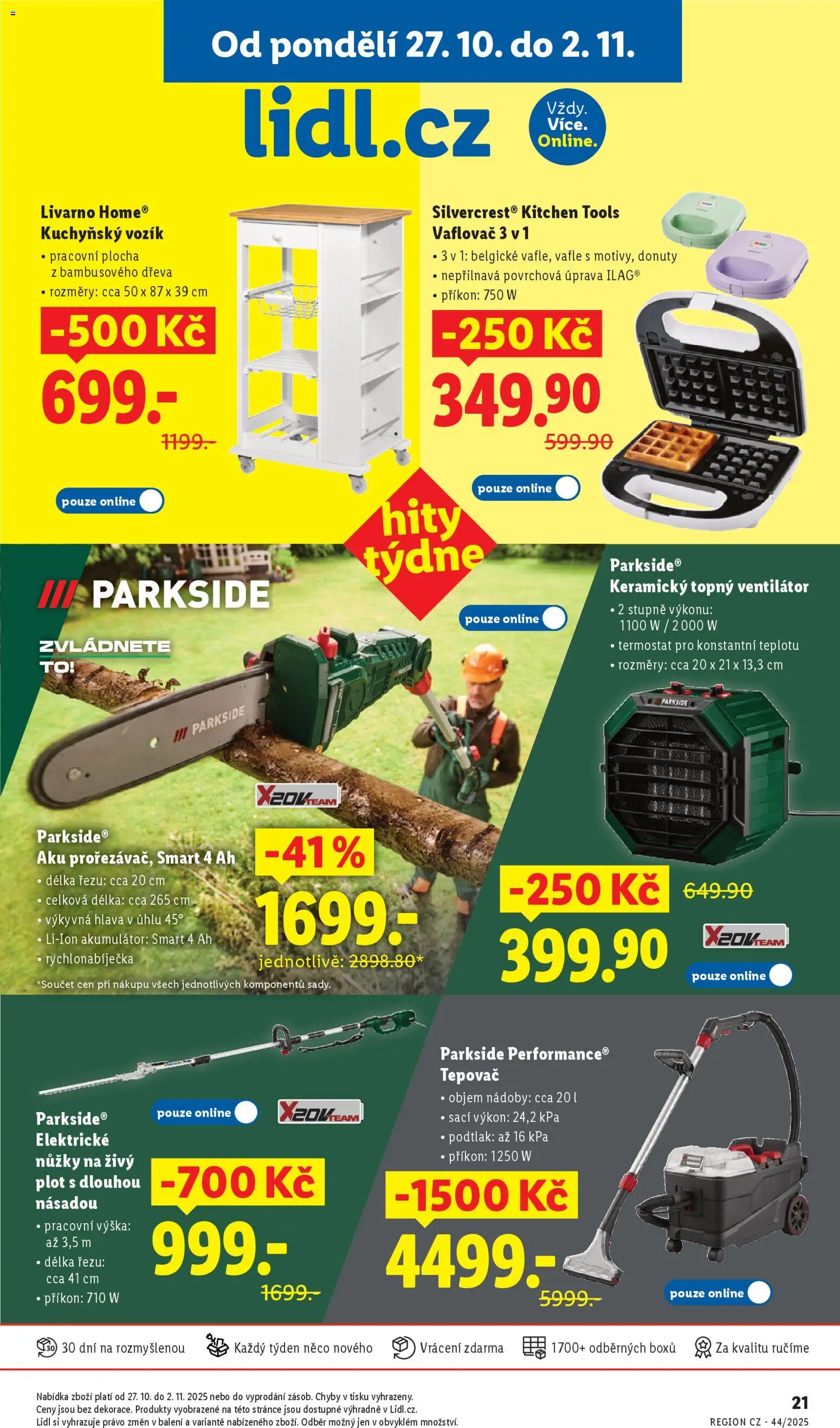 Lidl leták - Hity týdne - strana 1- platný od 27.10.2025