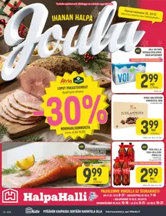 Esikatselu Halpa Halli tarjoukset - Joulu voimassa alkaen 22/12/2025