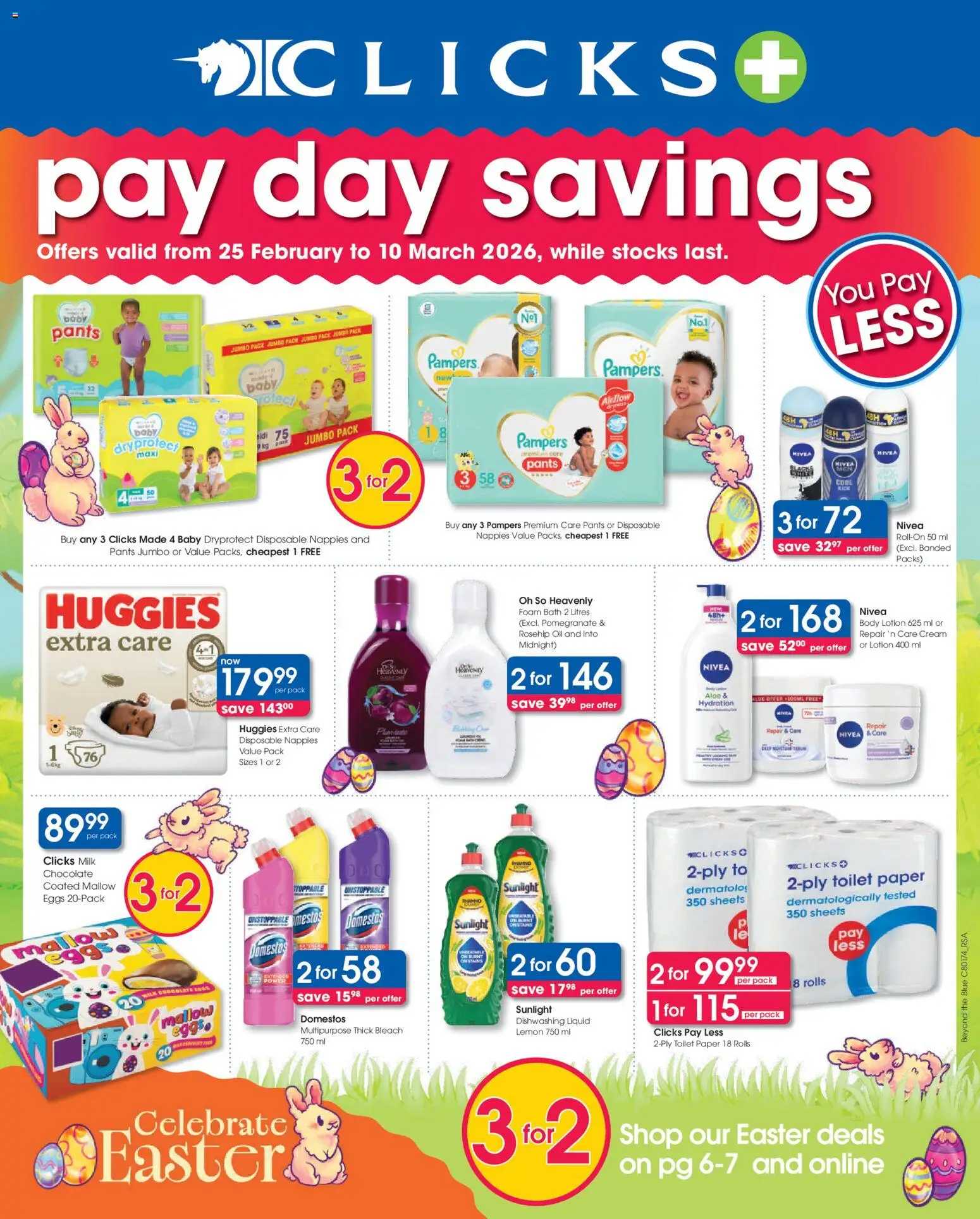 Clicks Specials - page 1- valid from 25/02/2026