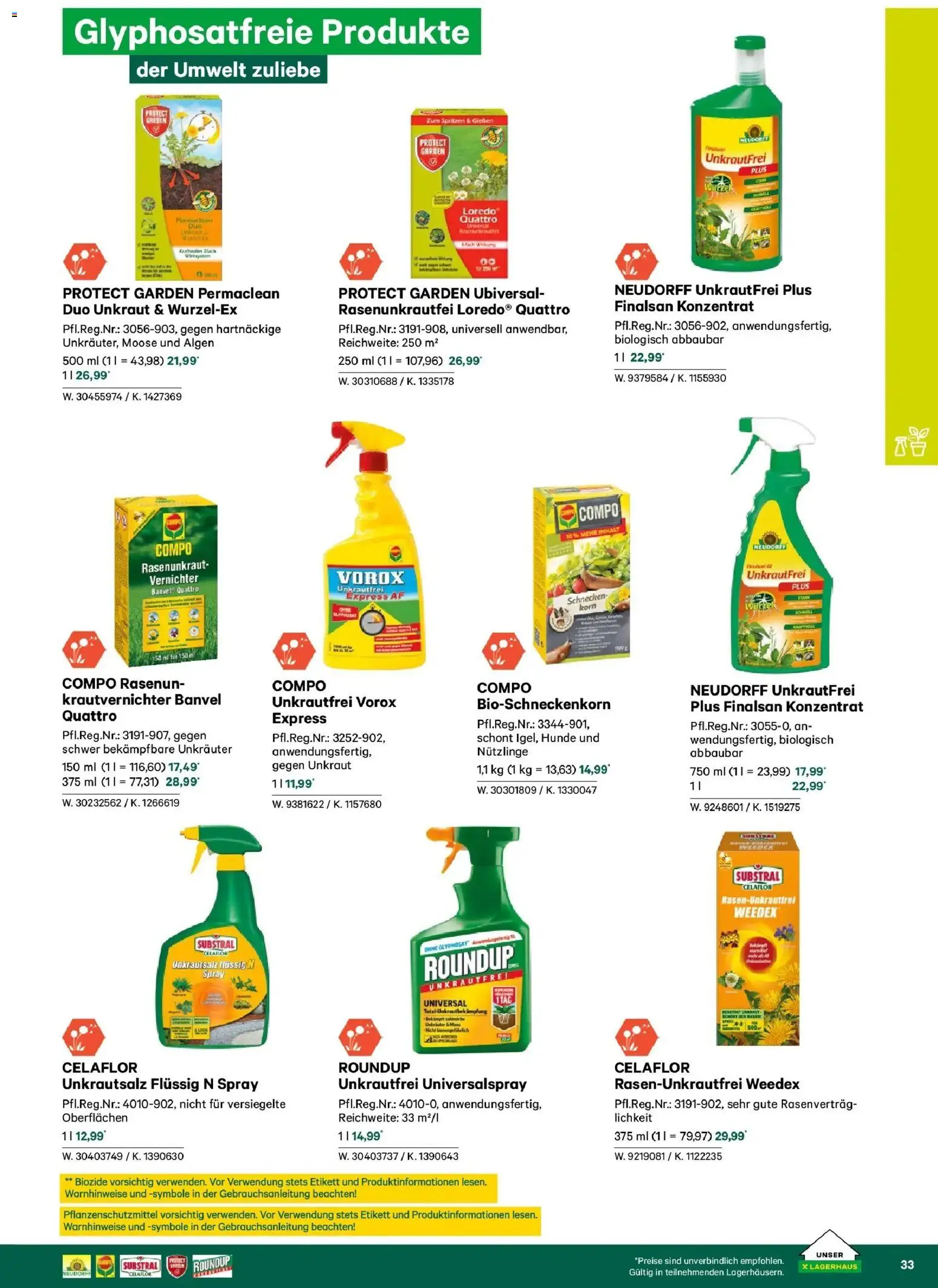 Lagerhaus Garten & Freizeit Katalog 2026 - Wien, Innsbruck - page 33- valid from 01.03.2026