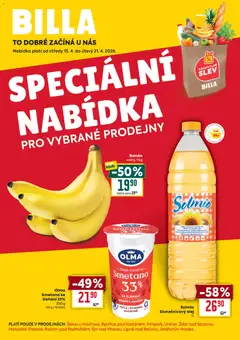 Náhled Billa leták - Speciální nabídka platný od 15.04.2026