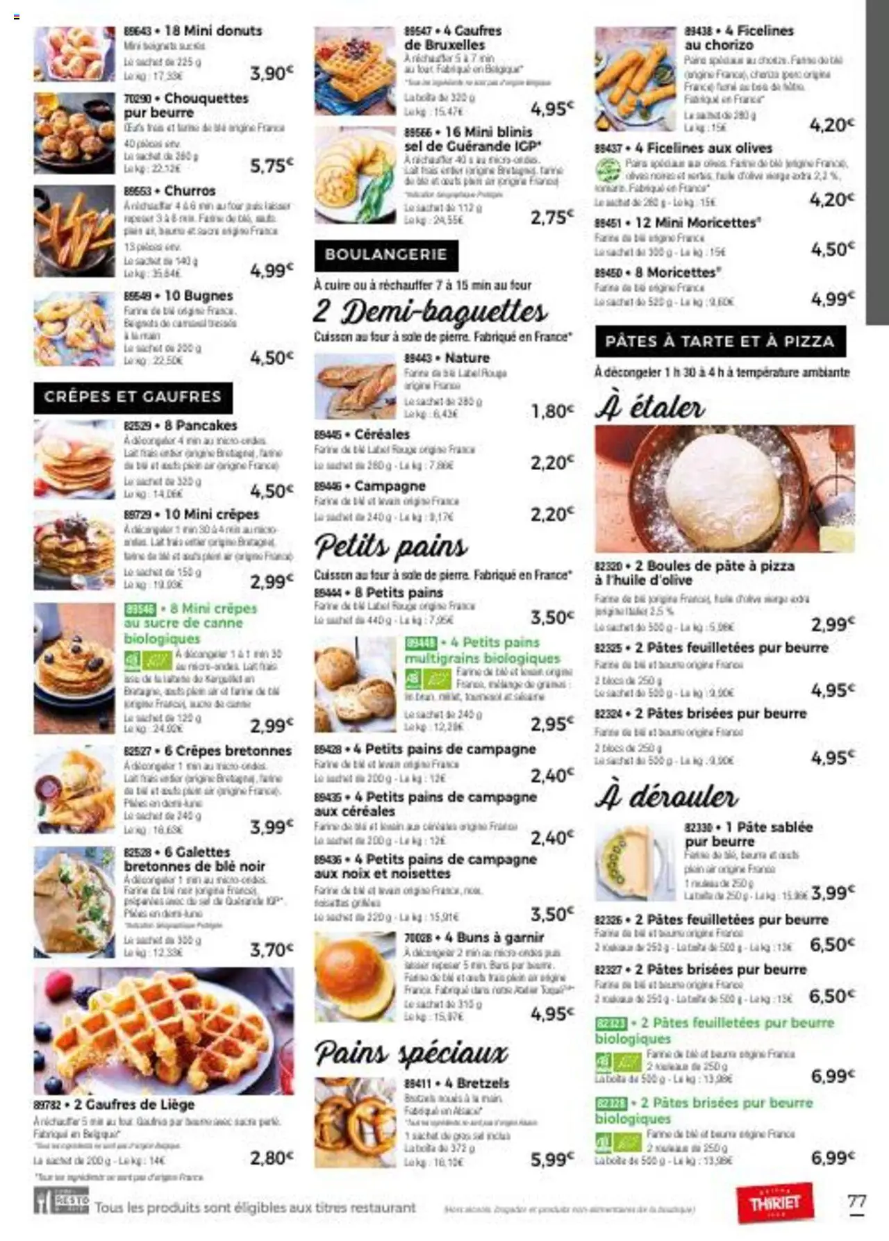 Thiriet catalogue livraison à domicile - page 77 - valable à partir du 11/07/2025