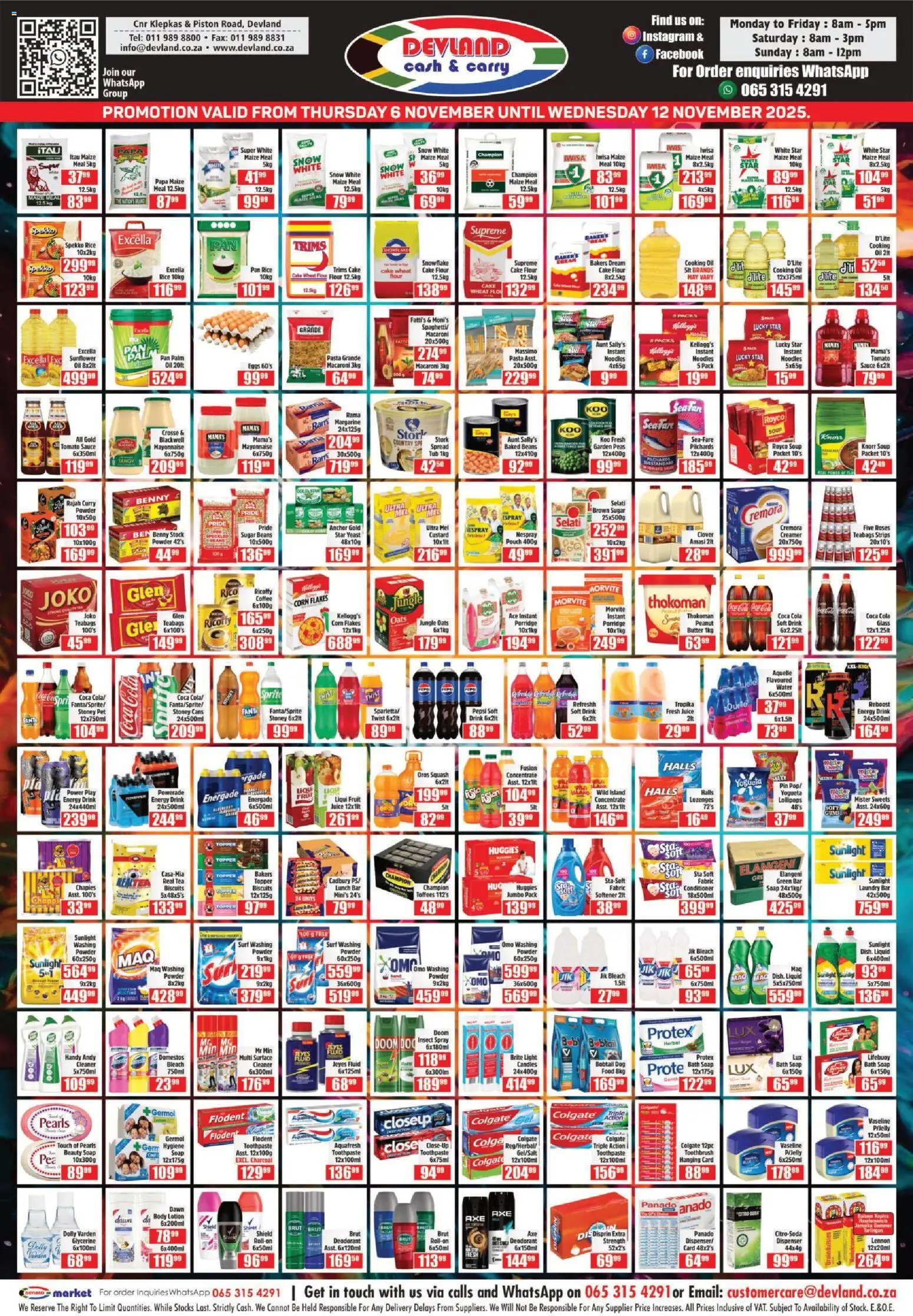 Devland - Weekly Specials - page 1- valid from 06/11/2025