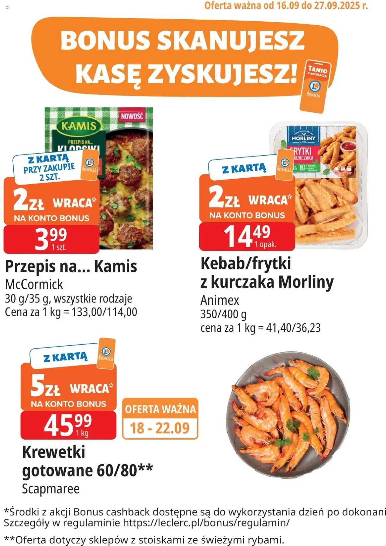 E.Leclerc Gazetka - Kupony dodatkowe - strona 1- ważny od 16.09.2025