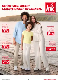 Vorschau Kik Prospekt 	 gültig ab 23.03.2026
