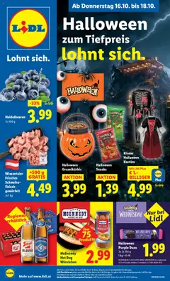 Vorschau Lidl Flugblatt gültig ab 16.10.2025