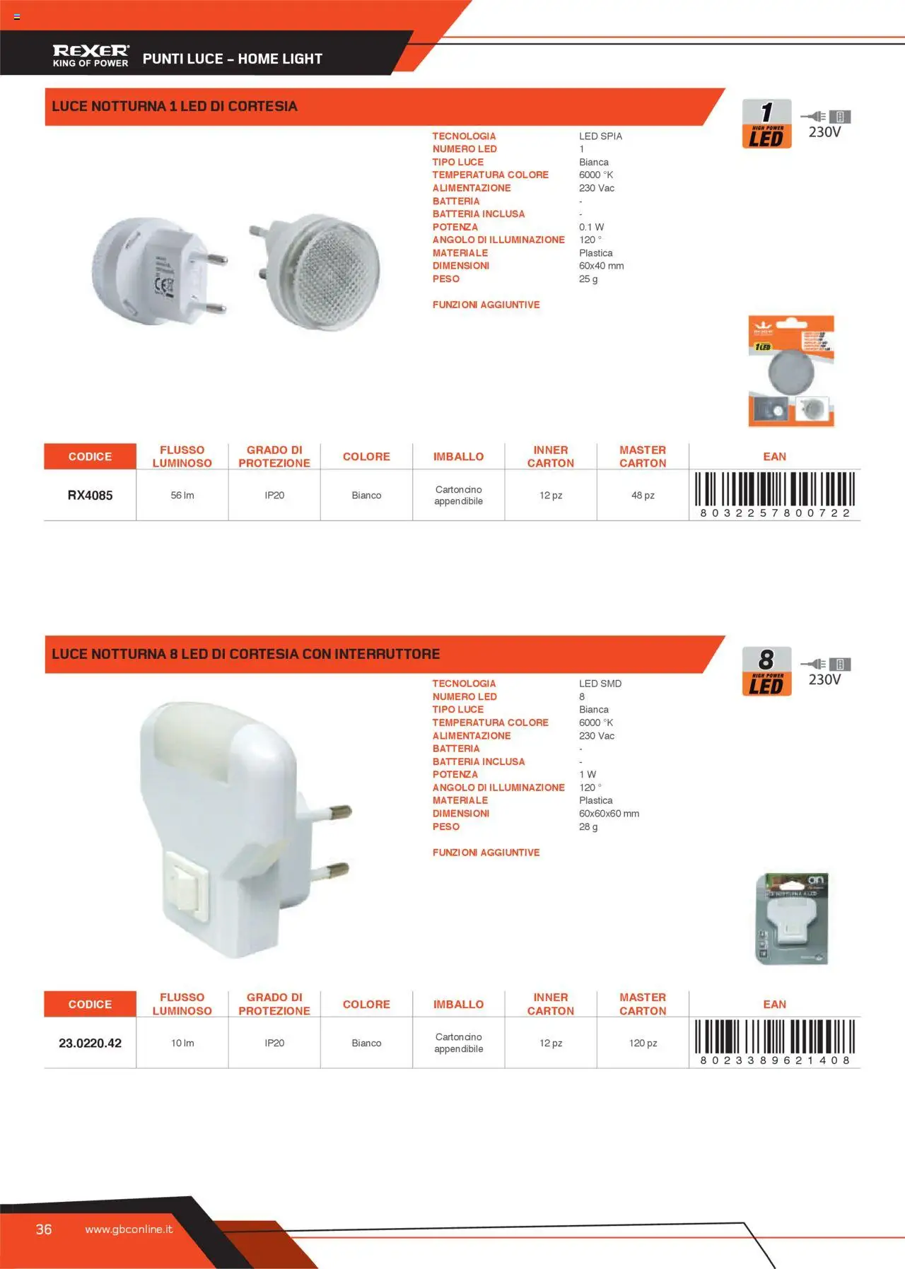GBC Torce catalogo - pagina 36 - valido dal 31/05/2025