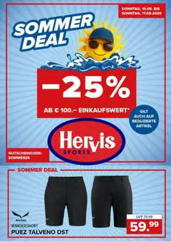 Vorschau Hervis Angebote gültig ab 11.08.2025