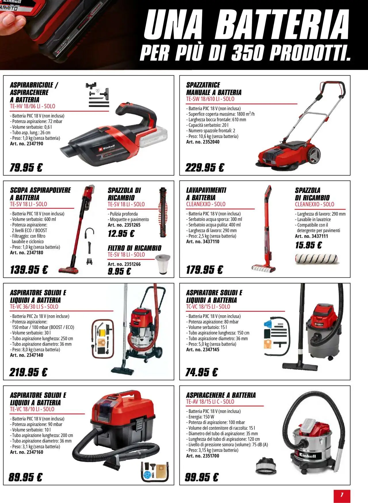 Volantino Einhell	 - pagina 7 - valido dal 01/10/2025
