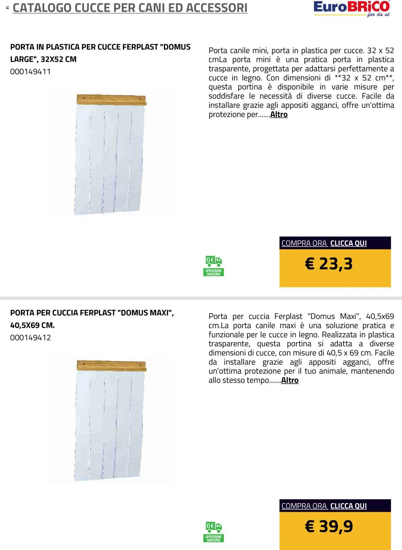 Eurobrico Cucce catalogo - pagina 5 - valido dal 15/07/2025