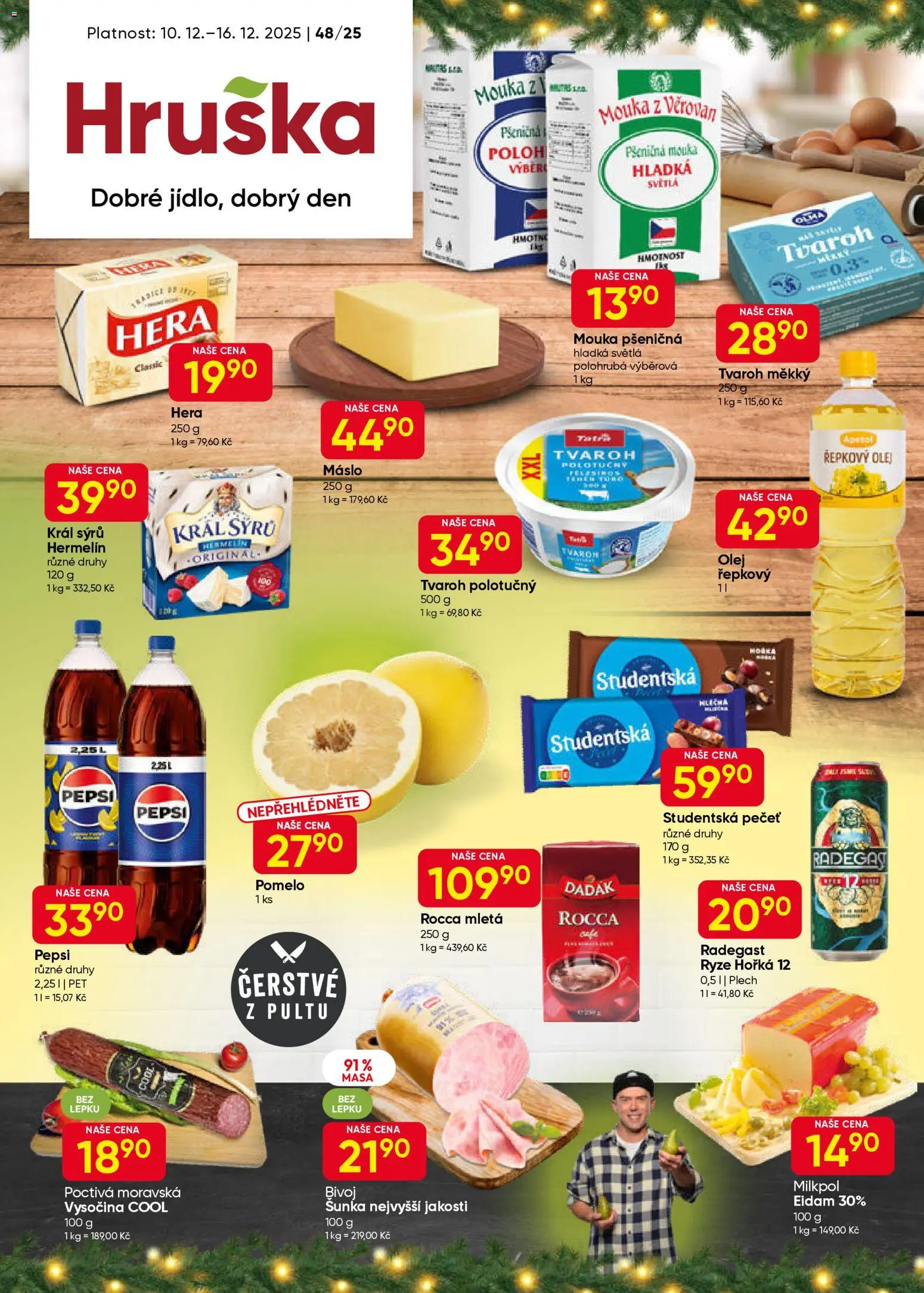 Hruška leták - strana 1- platný od 10.12.2025