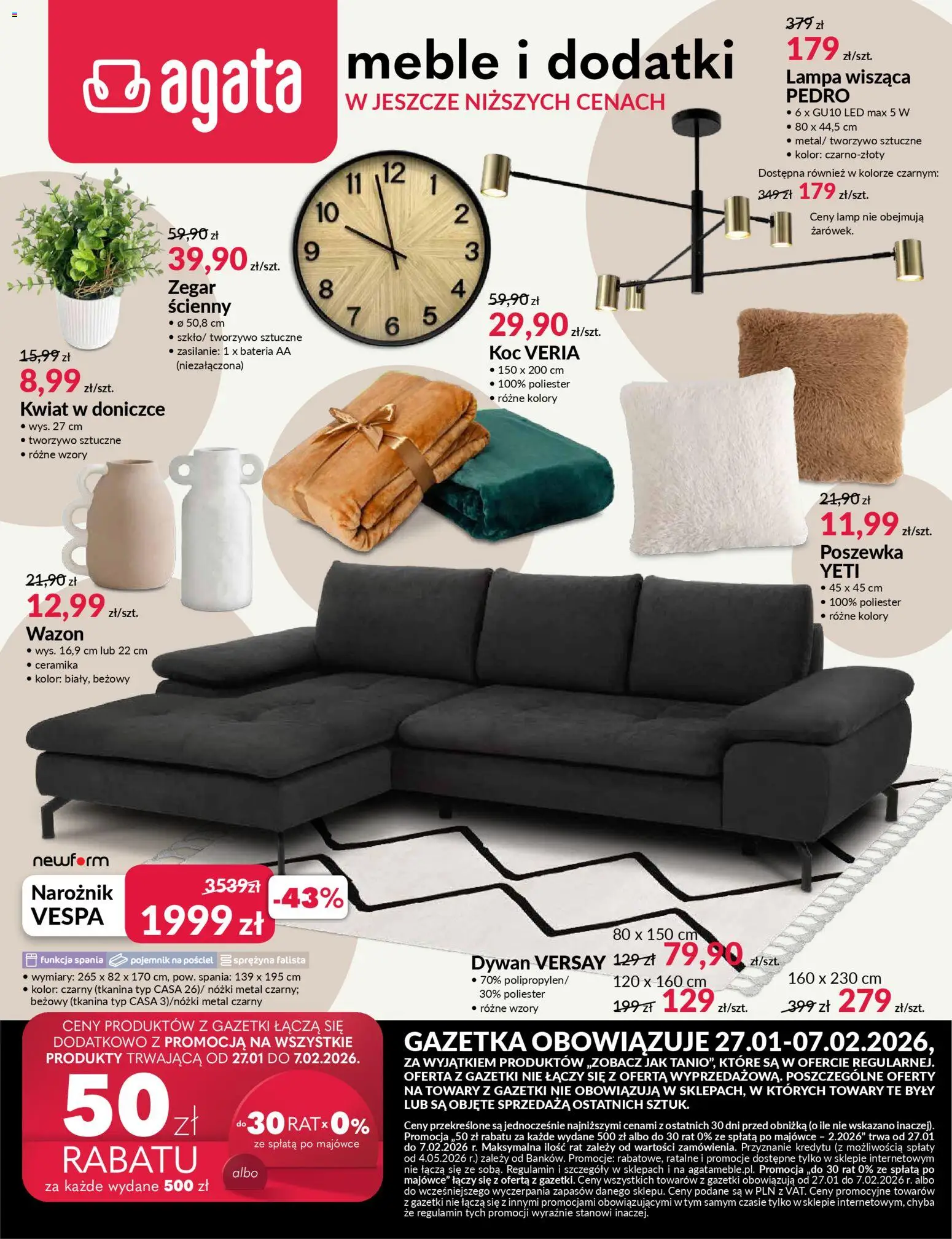 Salony Agata Gazetka - strona 1- ważny od 27.01.2026