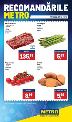 Catalog Metro valabil de la 29.12.2025