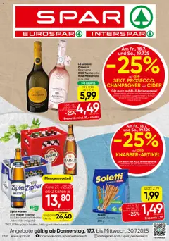 Vorschau Spar Flugblatt - Salzburg  gültig ab 17.07.2025
