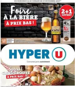 Aperçu Hyper U - Foire à la bière à prix bas ! valable à partir du 12/11/2025