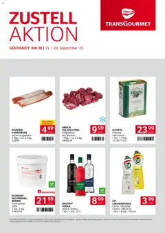 Vorschau Transgourmet Zustellaktion gültig ab 14.09.2025