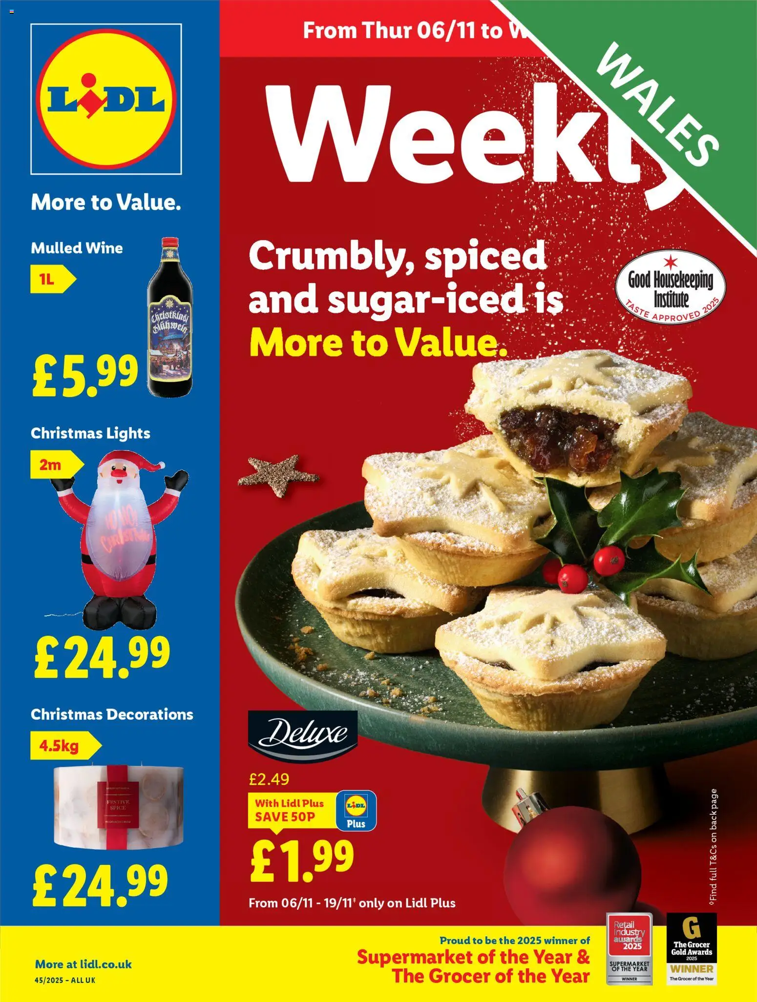 Lidl - Lidl Weekly Wales - page 1- valid from 06/11/2025