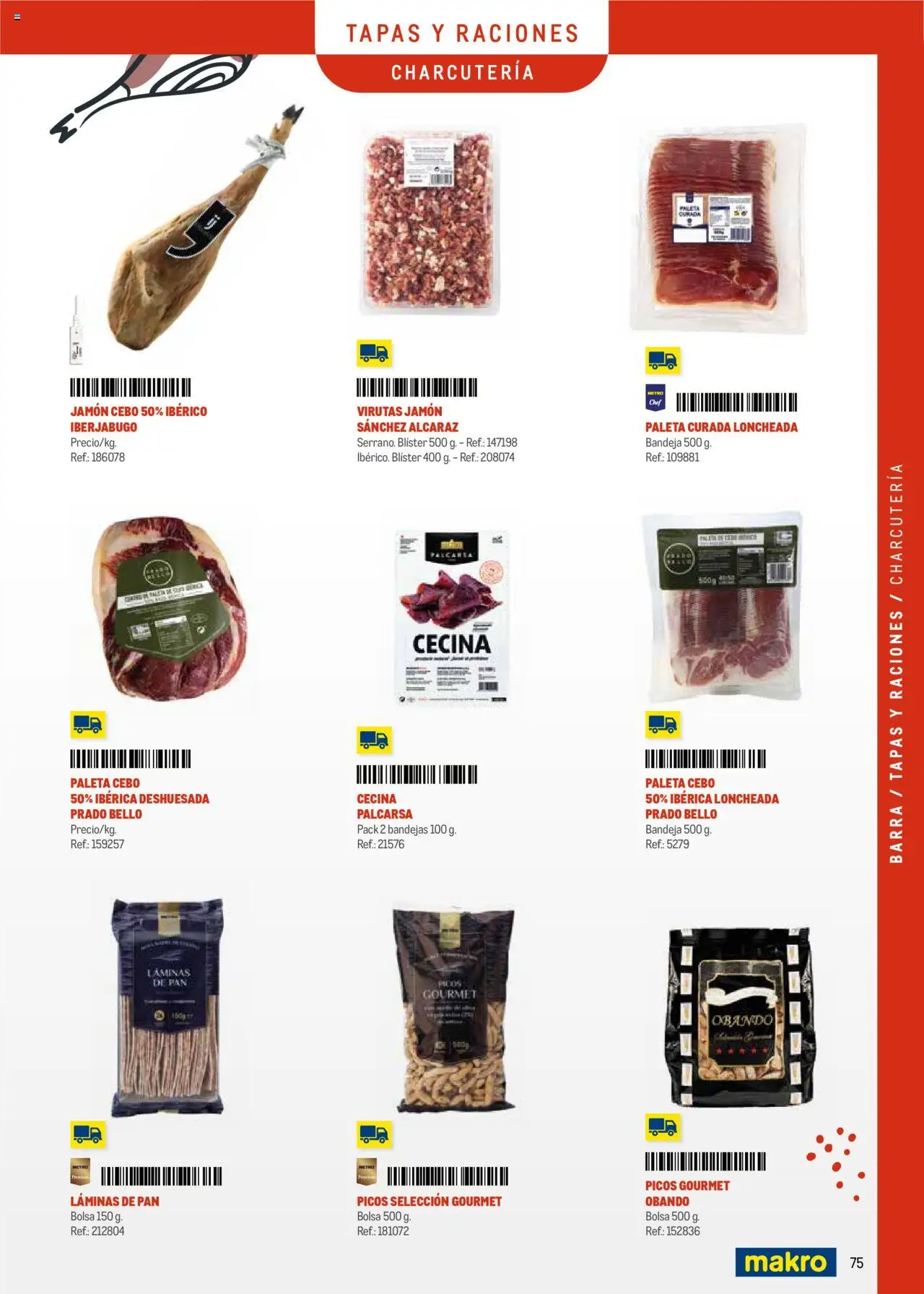 Makro - Menú y Barra Centro - Página de 75 - Válido desde 08/09/2025