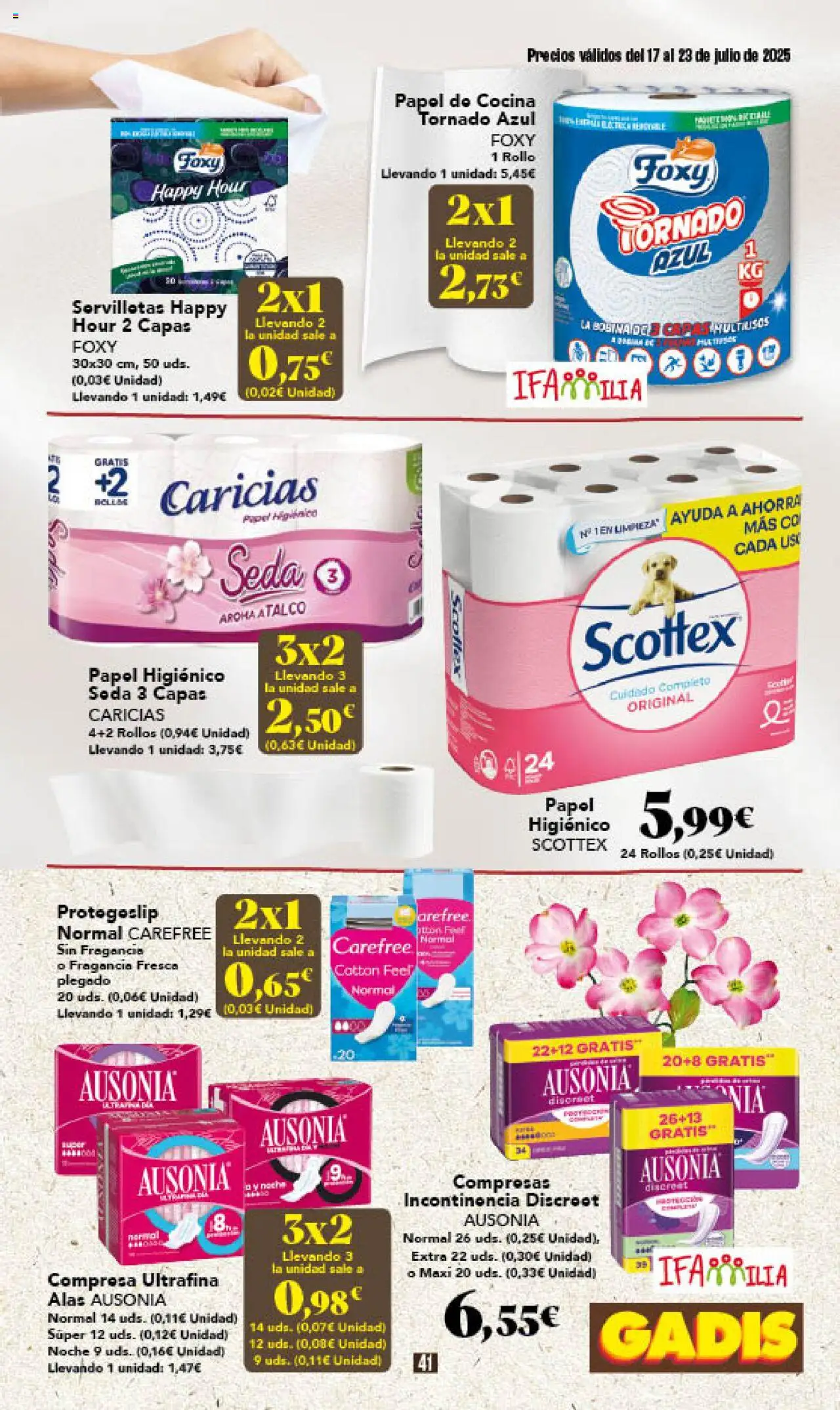 Gadis folleto - Página de 41 - Válido desde 17/07/2025