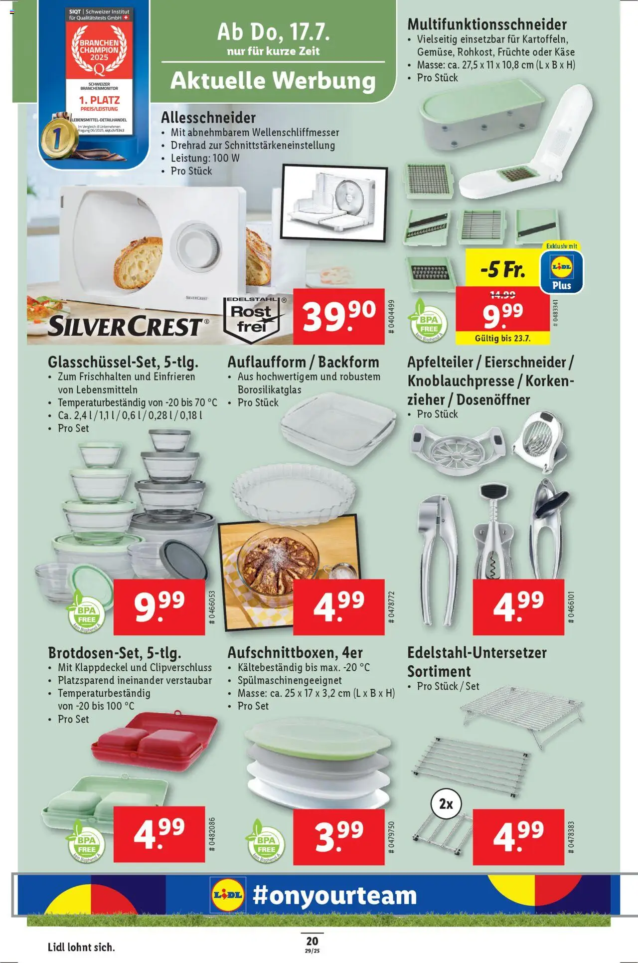Lidl Aktionen - Seite 22- gültig ab 17.07.2025