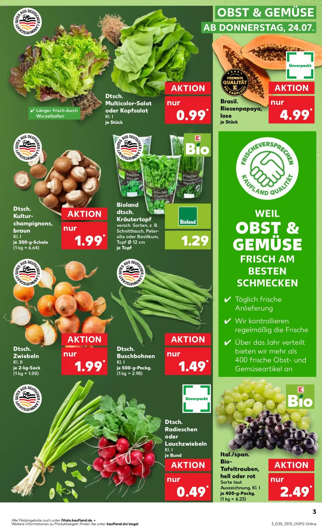 Kaufland Prospekt 	 - Seite 3 - gültig ab 24.07.2025