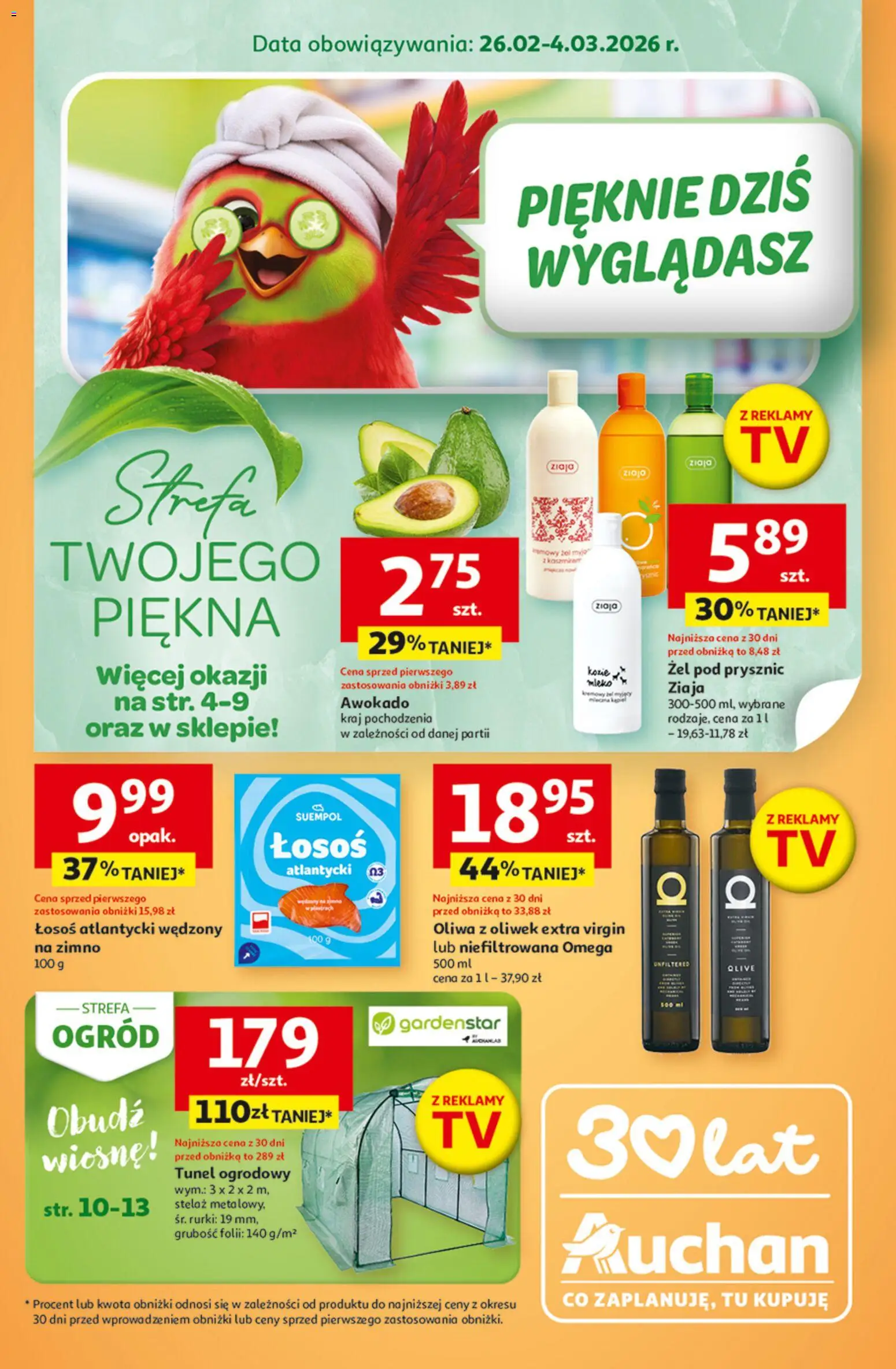 Auchan Gazetka - 30 Lat Hipermarket - strona 1- ważny od 26.02.2026