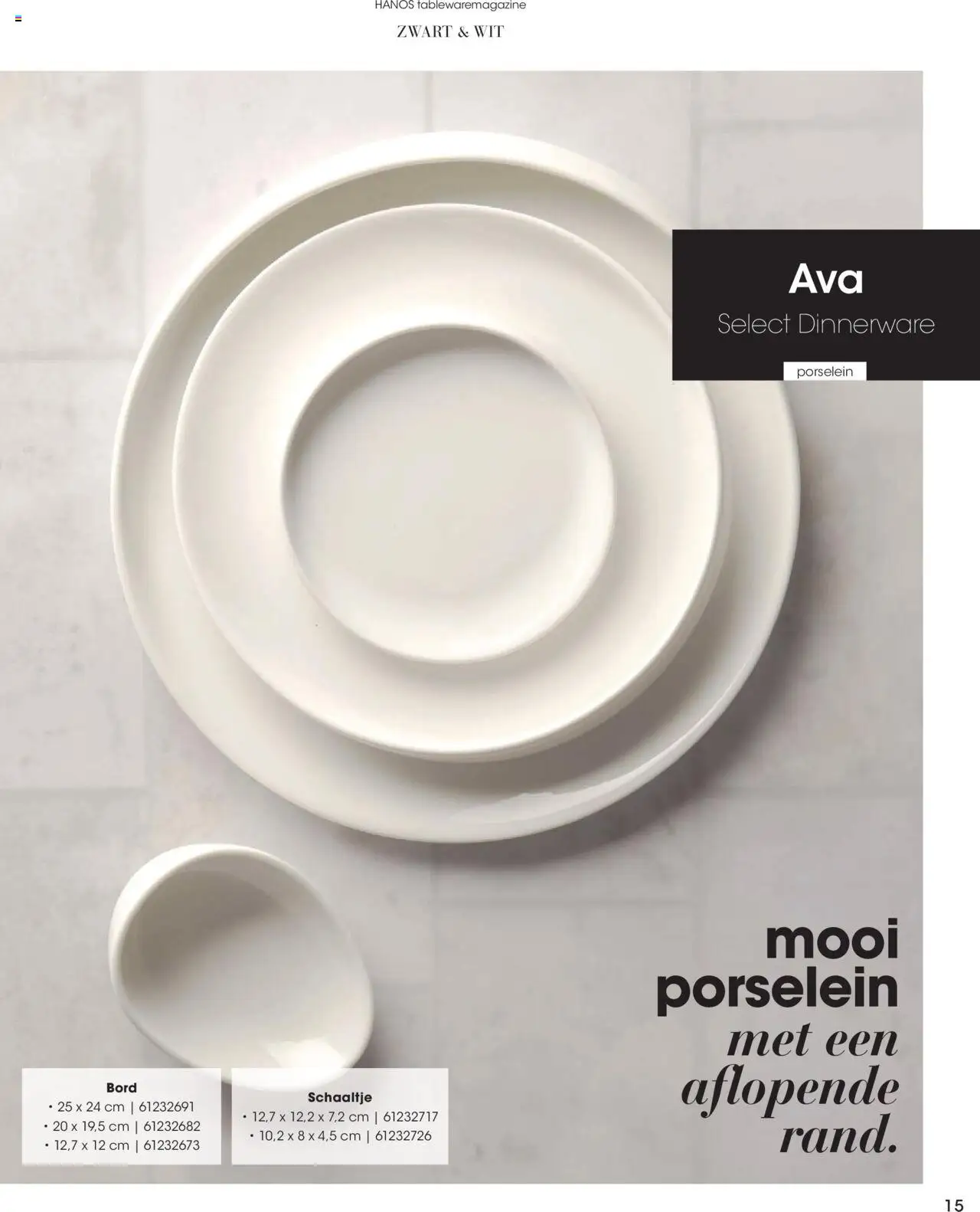 Hanos - Tableware magazine 2025-2026 - page 15- valid from 01-09-2025