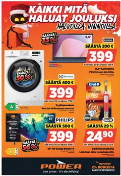 Esikatselu Power tarjoukset voimassa alkaen 01/12/2025