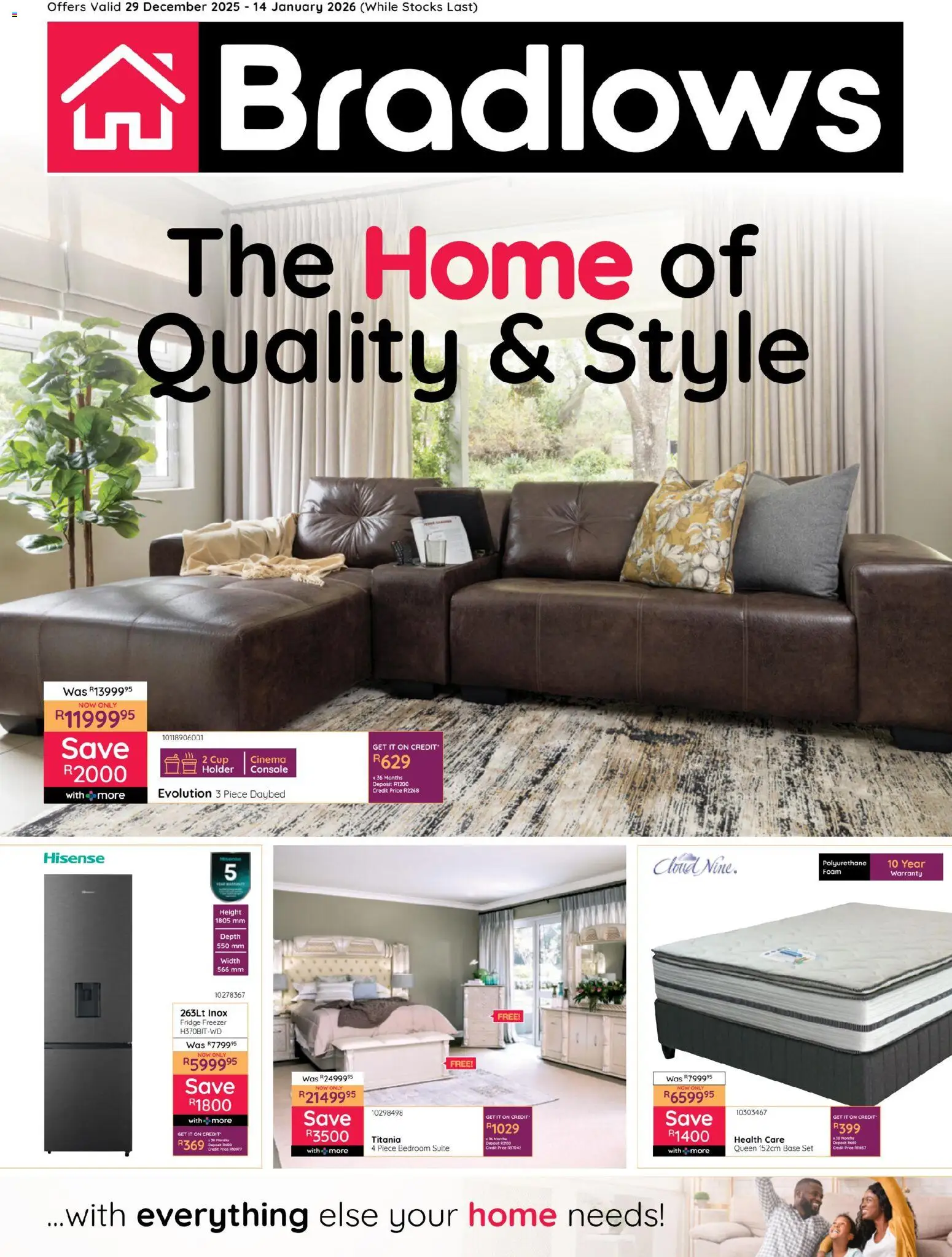 Bradlows Specials - page 1- valid from 29/12/2025
