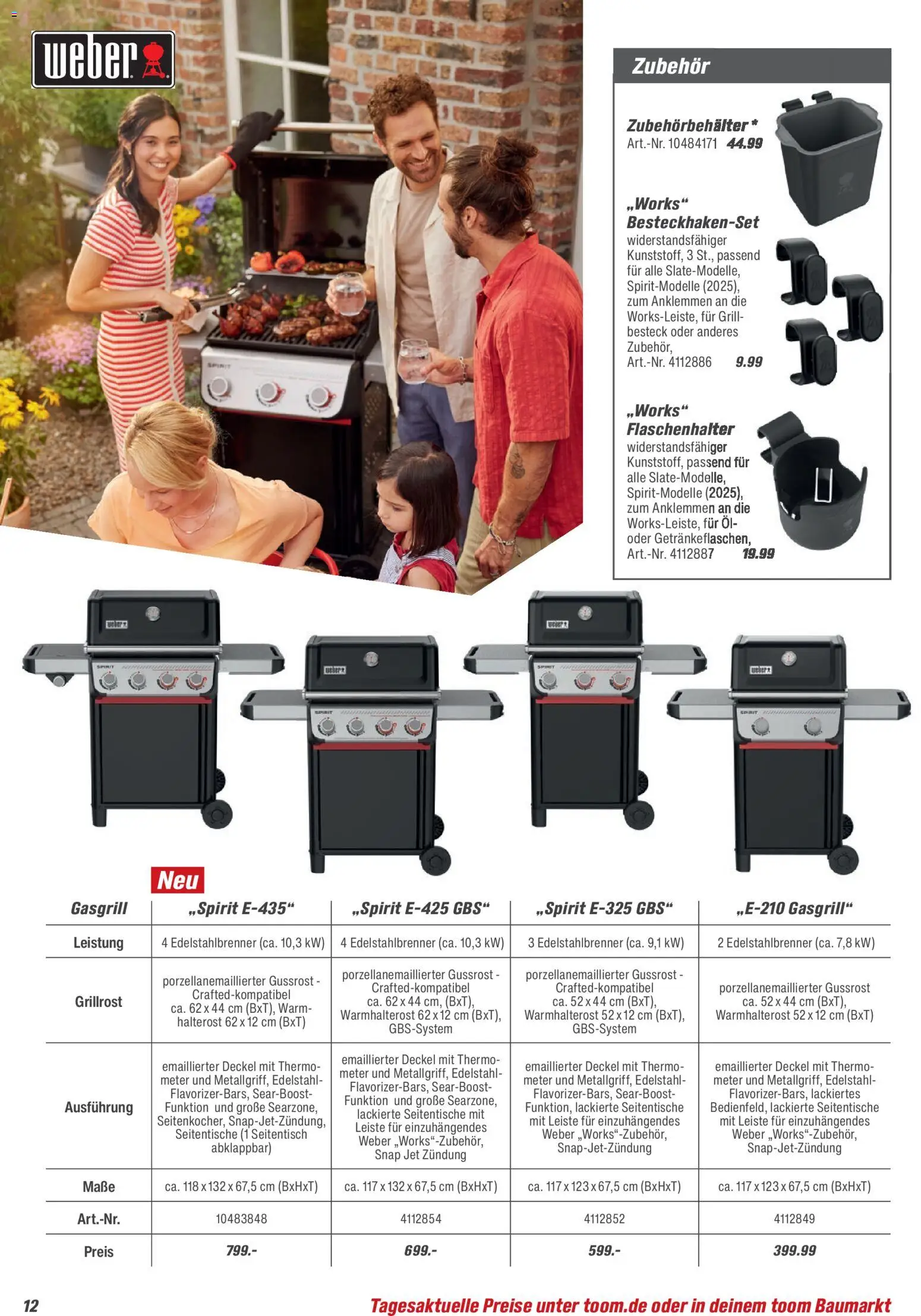 Toom Baumarkt  Grills & Zubehör 2026 - Seite 12 - gültig ab 14.02.2026