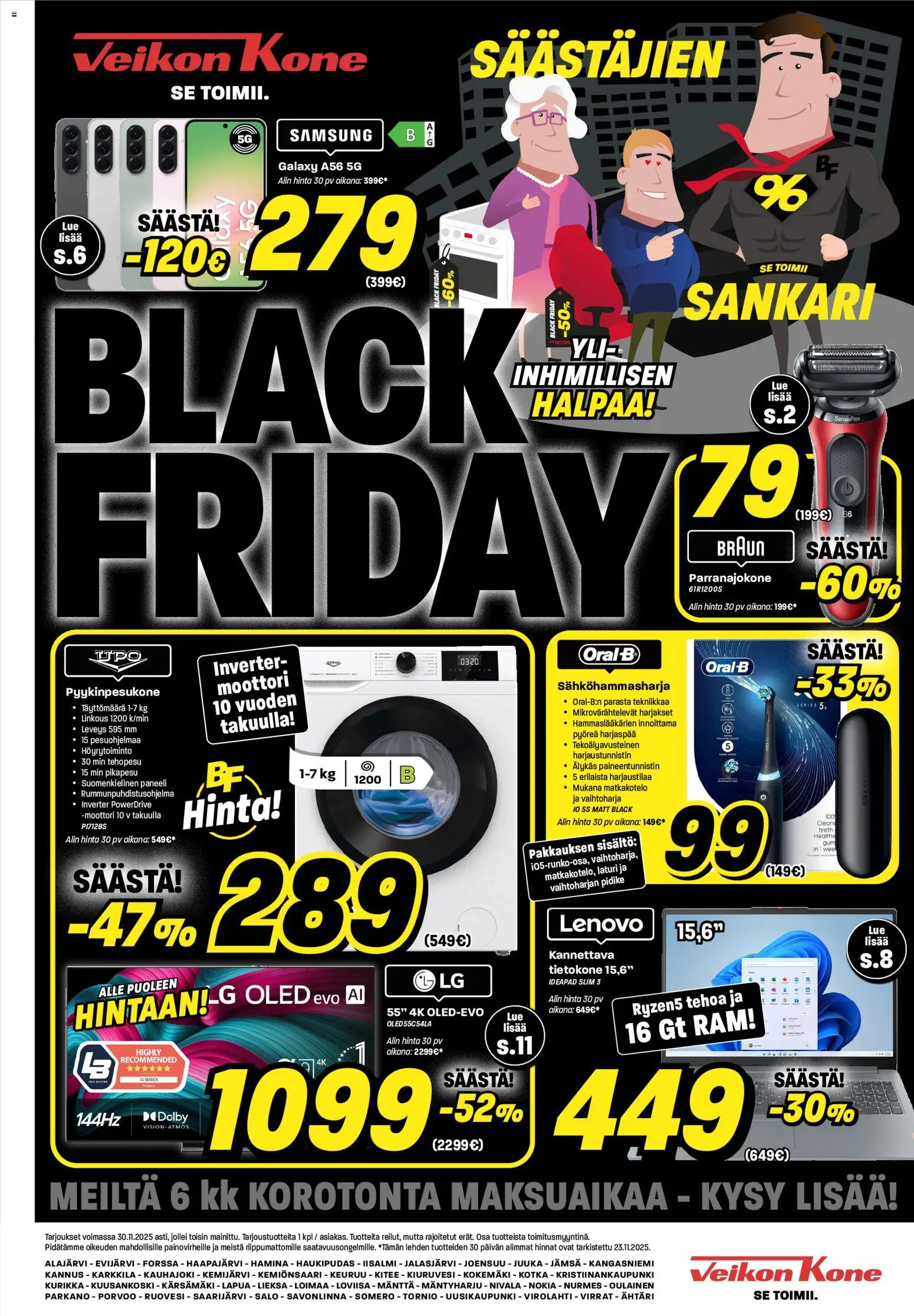 Veikon Kone - Black Friday - sivu 1- voimassa alkaen 24/11/2025