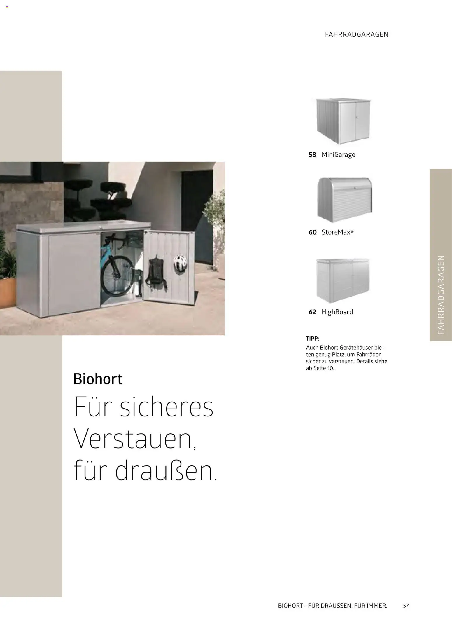 Dehner Biohort – Metall für Garten & Terrasse - Seite 57 - gültig ab 01.01.2026