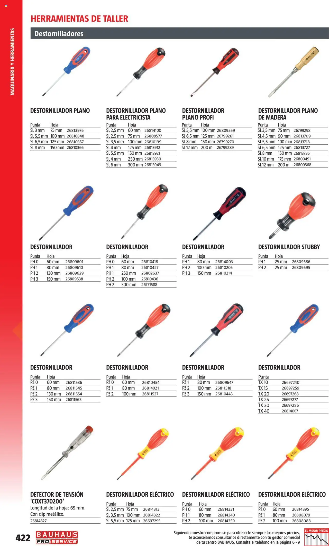 Bauhaus - ProService  - Página de 422 - Válido desde 24/02/2025