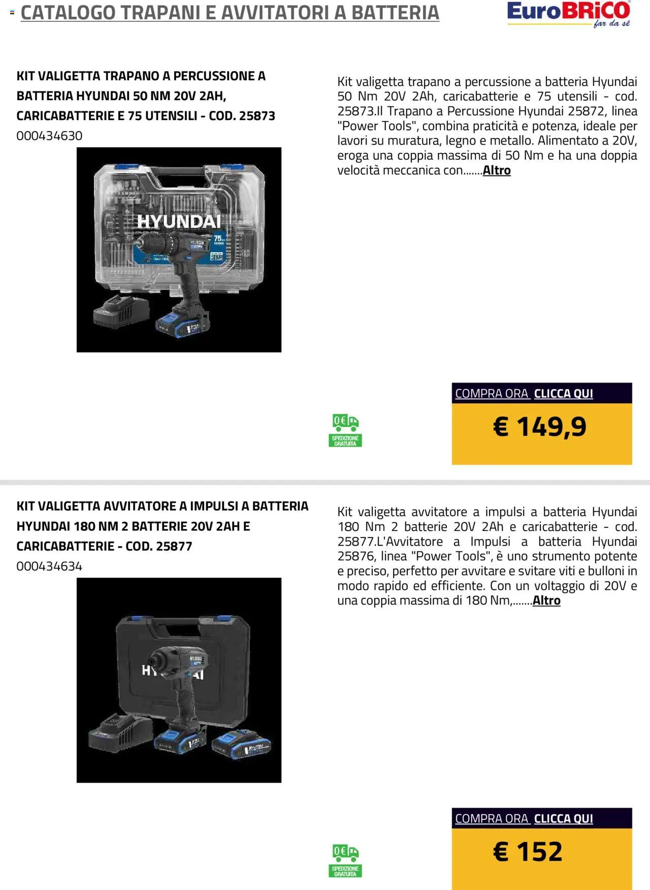 Eurobrico Trapani e Avvitatori a Batteria catalogo - pagina 17 - valido dal 23/07/2025