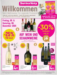 Vorschau Sutterlüty Flugblatt gültig ab 04.12.2025