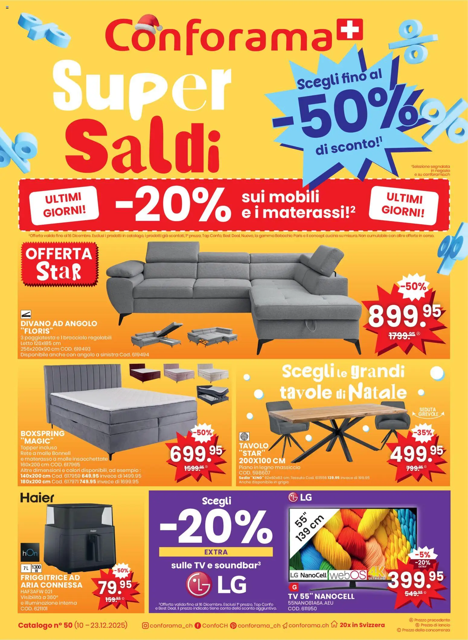 Conforama Aktionen IT - Seite 1- gültig ab 10.12.2025