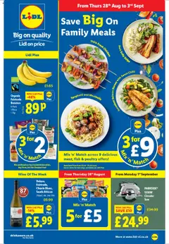 Lidl - Save Big on Family Meals valid from 28/08/2025